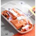 Mouse Nou M133, 2400dpi, 5 Butoane, Indicator Nivel Baterie, Transparent, Portocaliu, Wireless + Bluetooth Mouse Nou M133, 2400dpi, 5 Butoane, Indicator Nivel Baterie, Transparent, Portocaliu, Wireless + Bluetooth