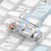Mouse Nou M133, 2400dpi, 5 Butoane, Indicator Nivel Baterie, Transparent, Alb, Wireless + Bluetooth Mouse Nou M133, 2400dpi, 5 Butoane, Indicator Nivel Baterie, Transparent, Alb, Wireless + Bluetooth